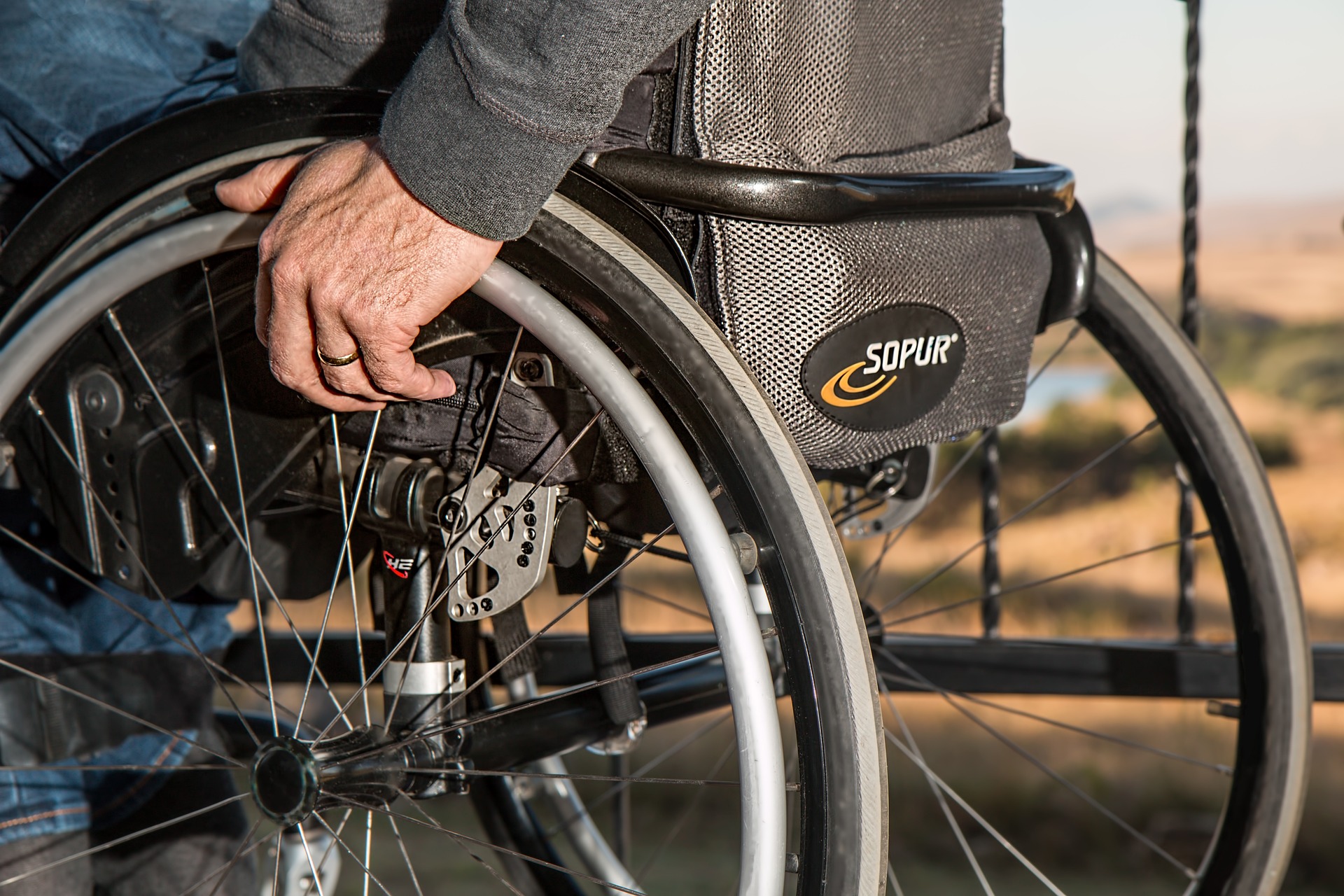 wheelchair user by steve buissinne from pixabay
